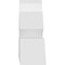 Ekena Millwork Richland Architectural Grade PVC Gable Bracket, 96"W x 16"H x 6"D x 6"F, 4/12 Pitch GBP096X16X0606RIC00 - alternate 5